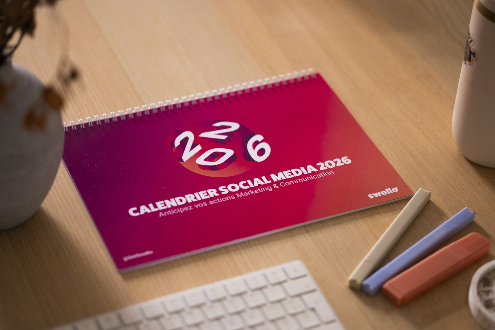 Social media editorial calendar for planning marketing campaigns